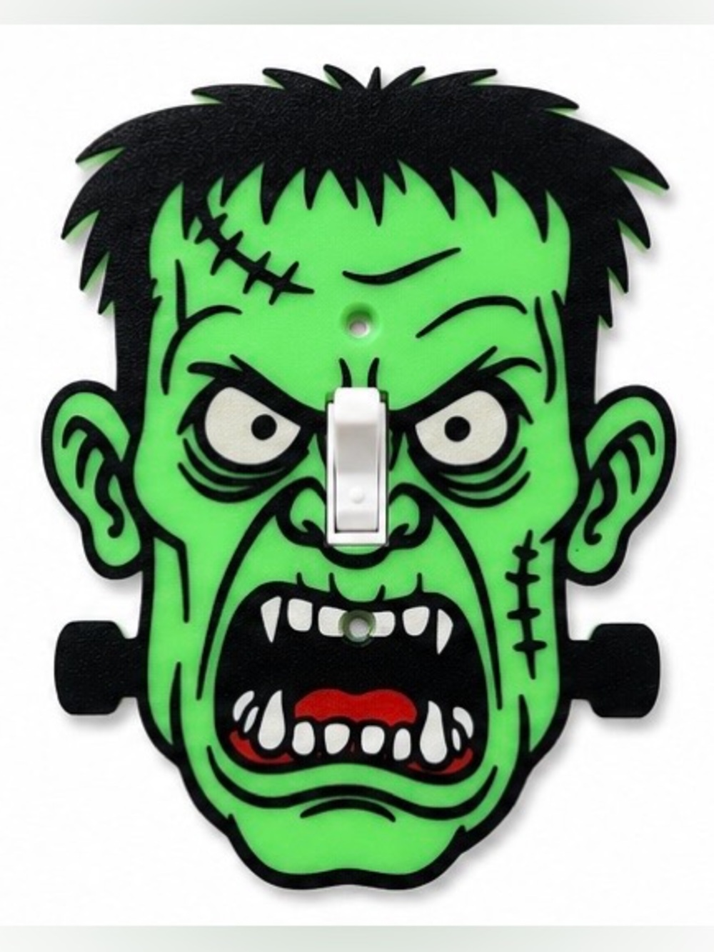 2/$25 3D Printed Frankenstein Light Switch Cover Halloween Wall Plate